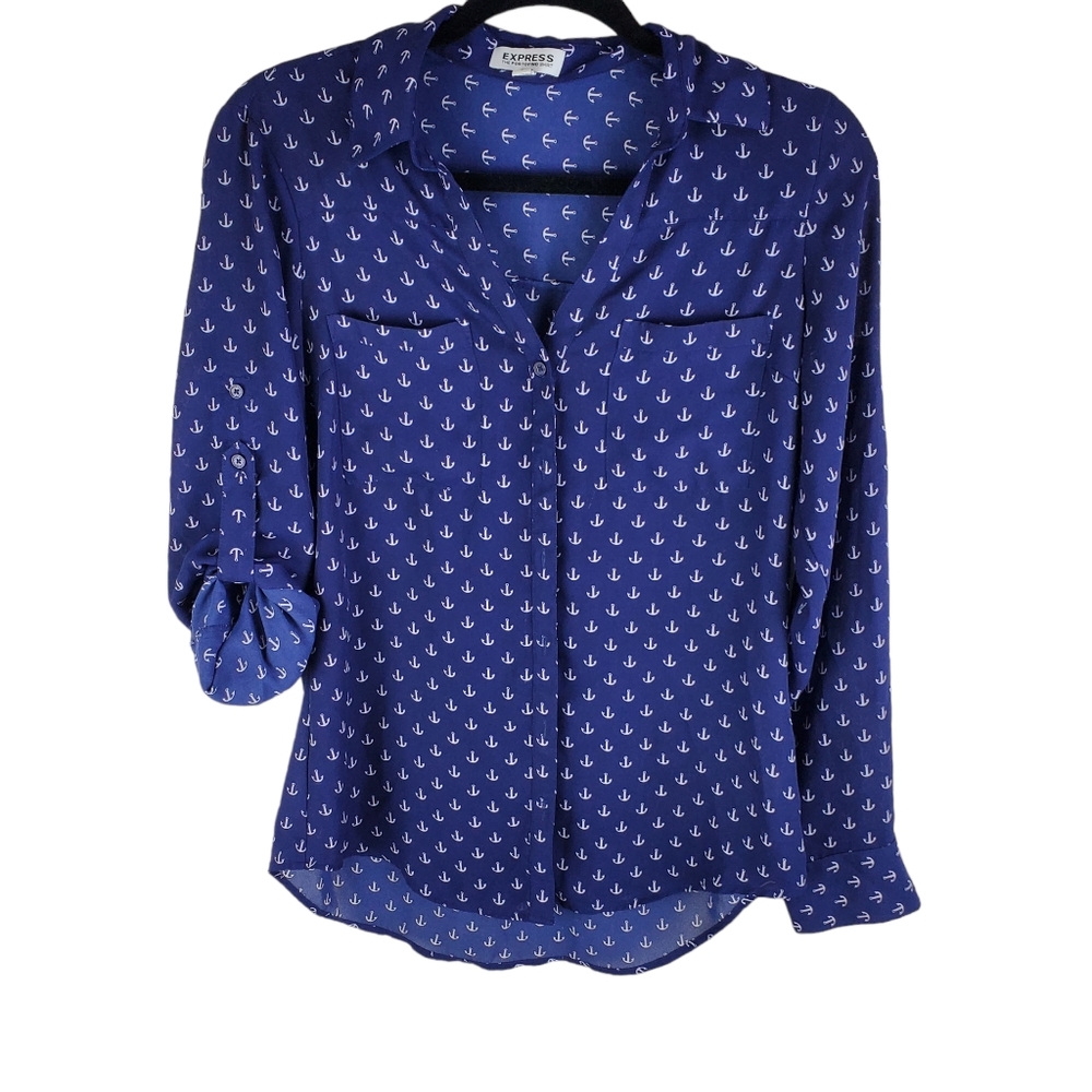 Express Portofino button up tunic S